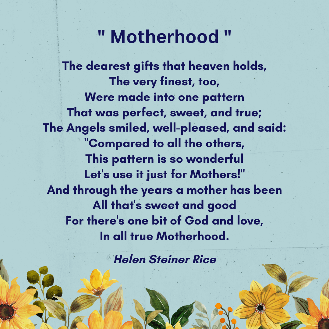 15 Mother's Day Poems to Celebrate Your Mom Love - Grrlwithdreeams