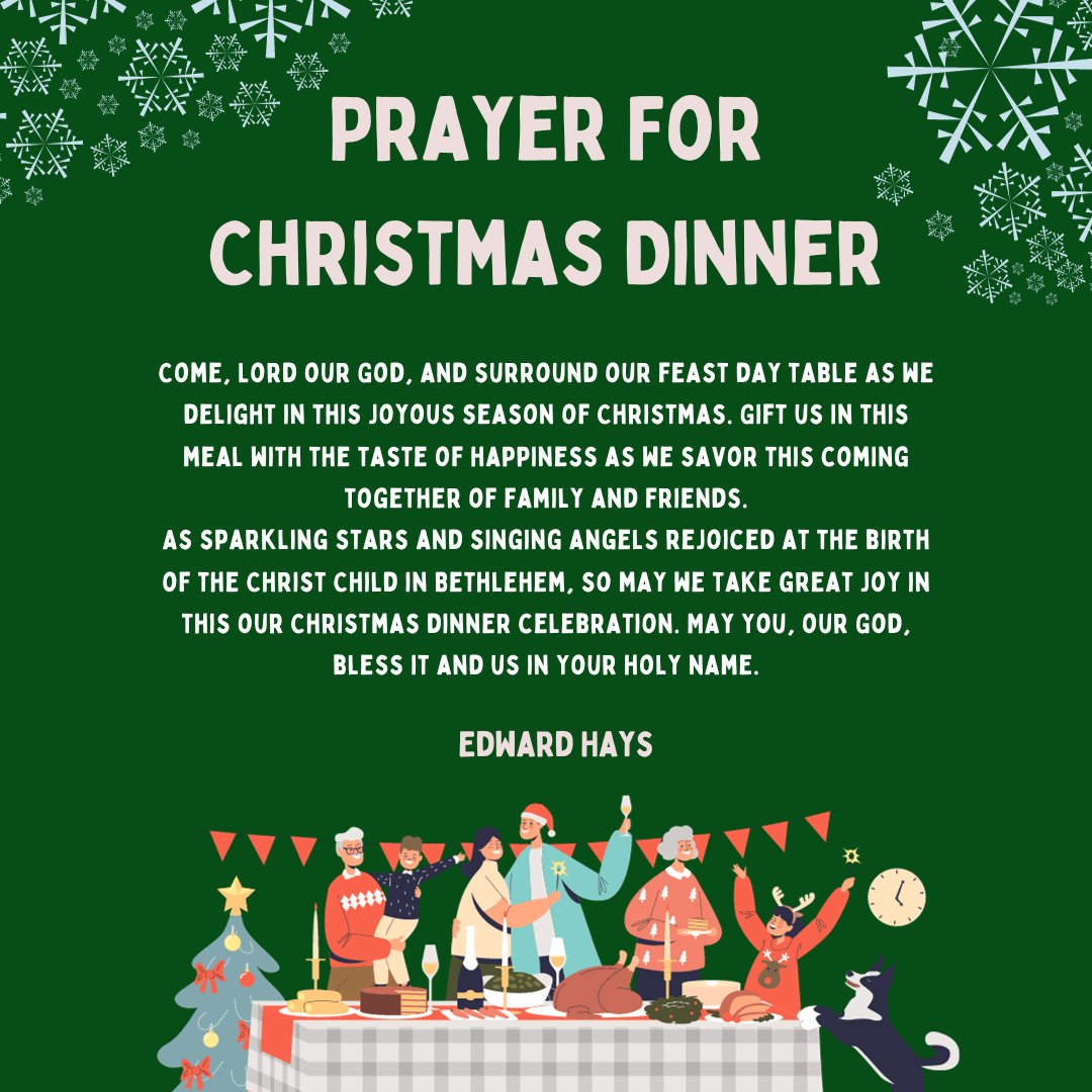 20 Best Christmas Dinner Prayers to Show Your Family Gratitude Grrlwithdreeams