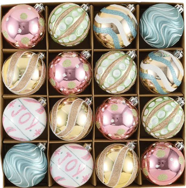 Pastel Candy Christmas Decorations
