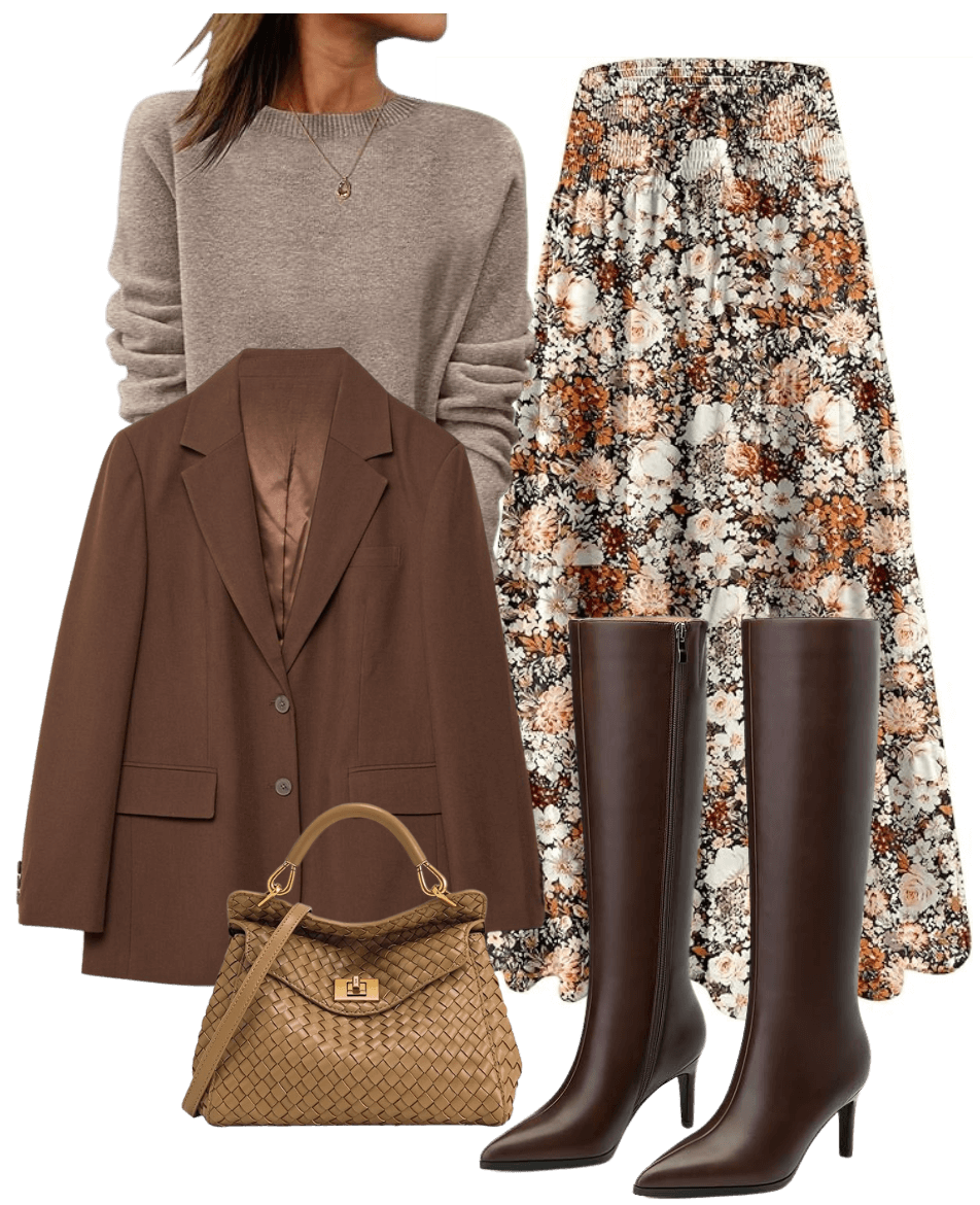 Simple Thanksgiving Outfit Ideas woman