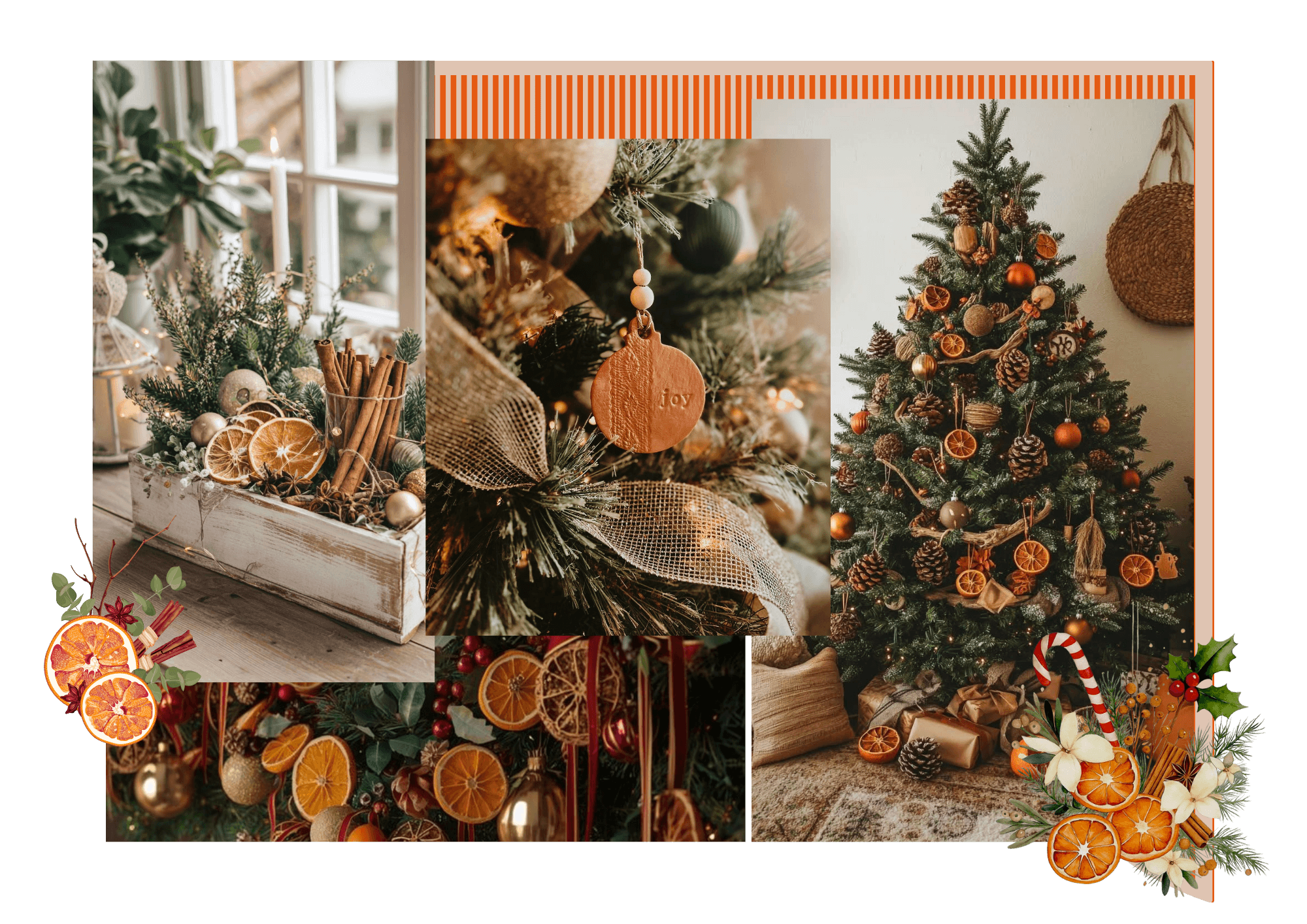Christmas Decor With Earth Tones