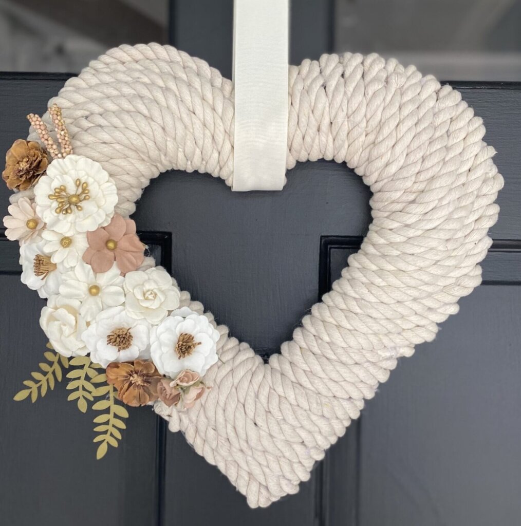 Heart Shaped Wreath For Front Door