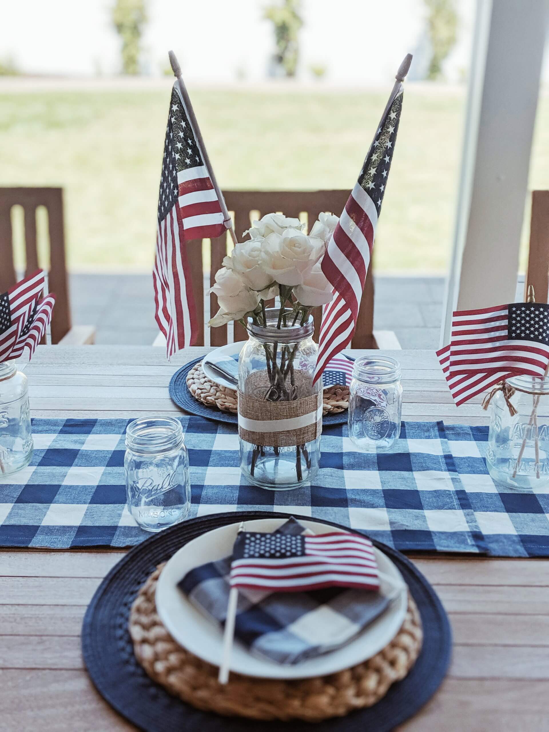 Fourth of July Tablescape