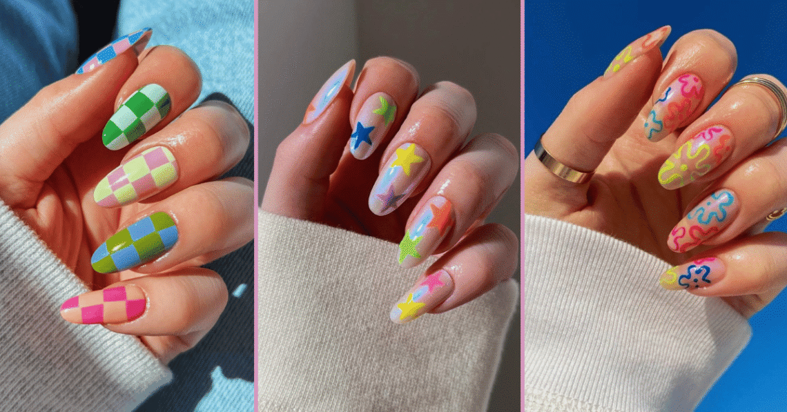 Multicolored Manis