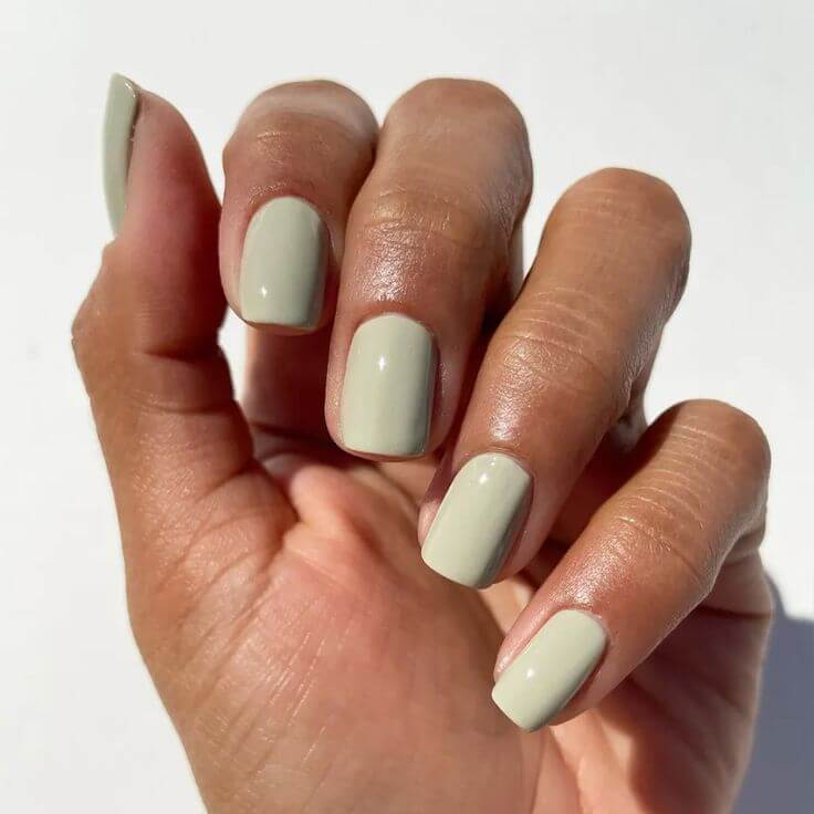 Sage Green Nails