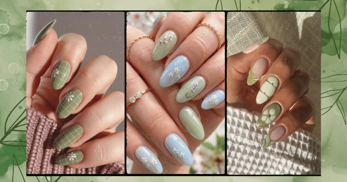 Sage Green Nails