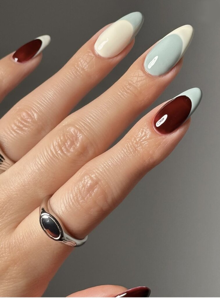 Multicolored Nails Pinterest