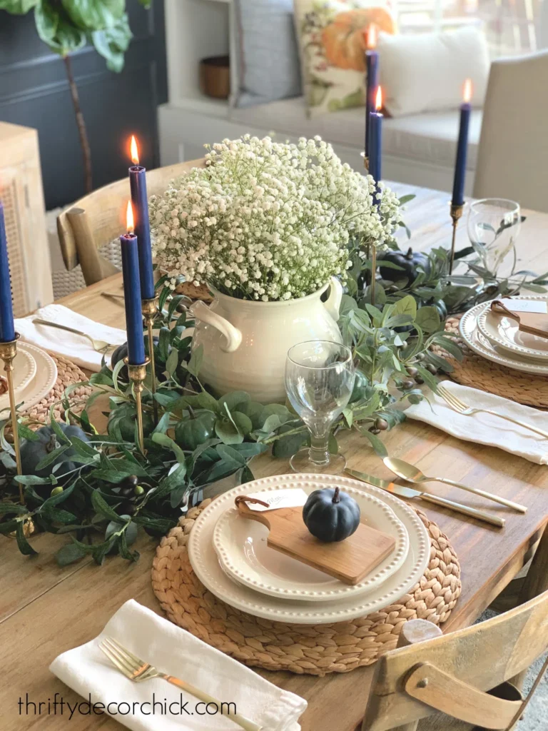 Thanksgiving Table Setup