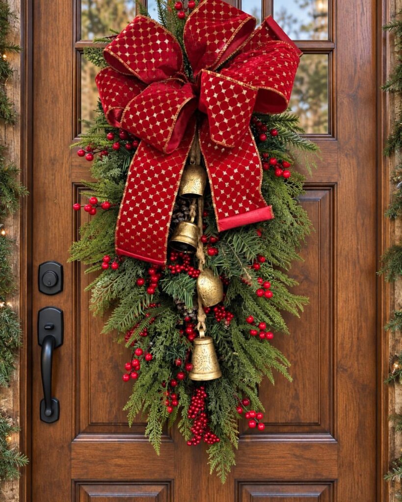 Christmas Wreath Ideas For Front Door